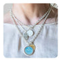 Lifestyle lake life pendant light blue silver2