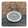 Lifestyle octopus gold pale blue