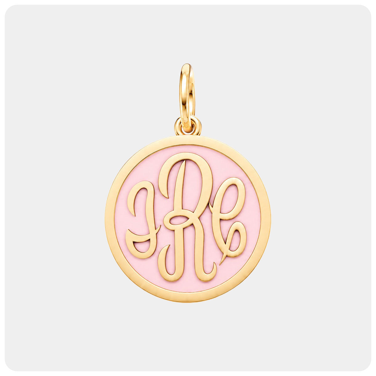Lola sig main mongram pendant