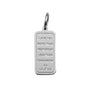 Love poem back silver tag pendant lola company