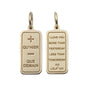 Love poem tag gold lola company