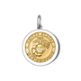 Marine pendant gold center medium lola company