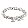 Medium rolo silver bracelet lola company