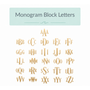Mono block letters