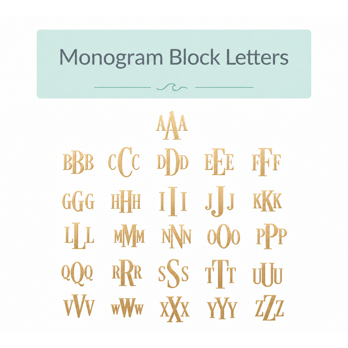 Custom Signature Collection: Monogram Pendant - 25