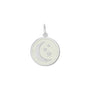 Moon stars silver pendant alpine white small lola company