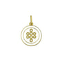 Mother daughter gold pendant alpine white small lola company