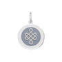 Mother daughter pendant pale gray medium lola company
