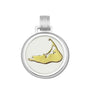 Nantucket island gold pendant alpine white large lola company