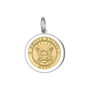 Navy pendant gold center medium lola company