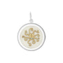 Octopus gold pendant ivory medium lola company