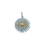 Octopus gold pendant pale blue small lola company