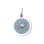 Octopus silver pendant pale blue medium lola company