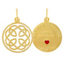 Pendant pair father daughter all gold pair lola company