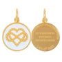 Pendant pair grandmother granddaugther gold pair sm lola company