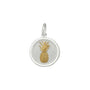 Pineapple gold pendant alpine white small lola company