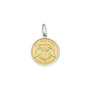 Police pendant gold center small lola company