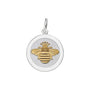 Queen bee gold pendant alpine white medium lola company