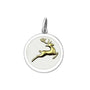 Reindeer gold pendant red medium lola company_2bcopy