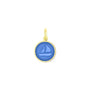 Sailboat gold pendant periwinkle mini lola company