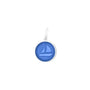 Sailboat silver pendant periwinkle mini lola company