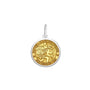 Saint christopher pendant gold center small lola company