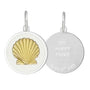 Shell gold pendant pair sm lola company