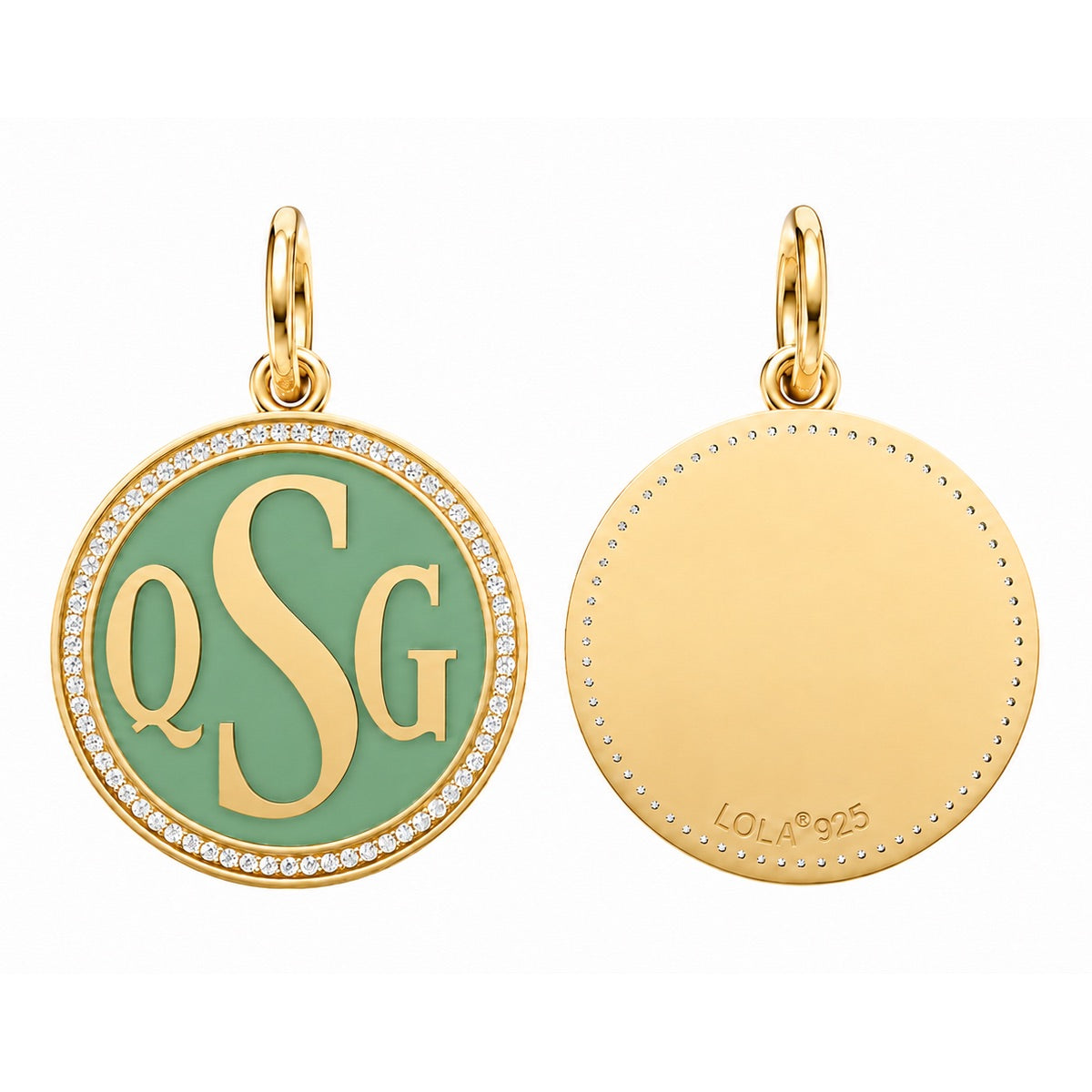 Custom Signature Collection: Monogram Pendant - 9