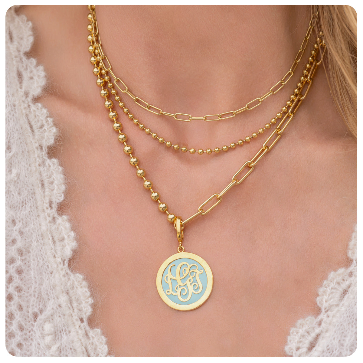 Custom Signature Collection: Monogram Pendant - 2