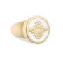 Signlet ring bee gold lola company