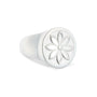 Signlet ring daisy silver lola company