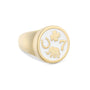 Signlet ring lucky gold lola company
