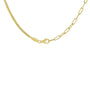 Spli gold necklace 35 clasp lola company