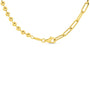 Spli gold necklace 50 clasp lola company