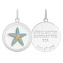 Starfish all gold pendant lb lola company