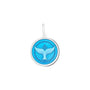 Whale tail pendant periwinkle small lola company
