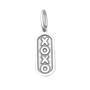 Xo xo hugs kisses silver tag front lola company